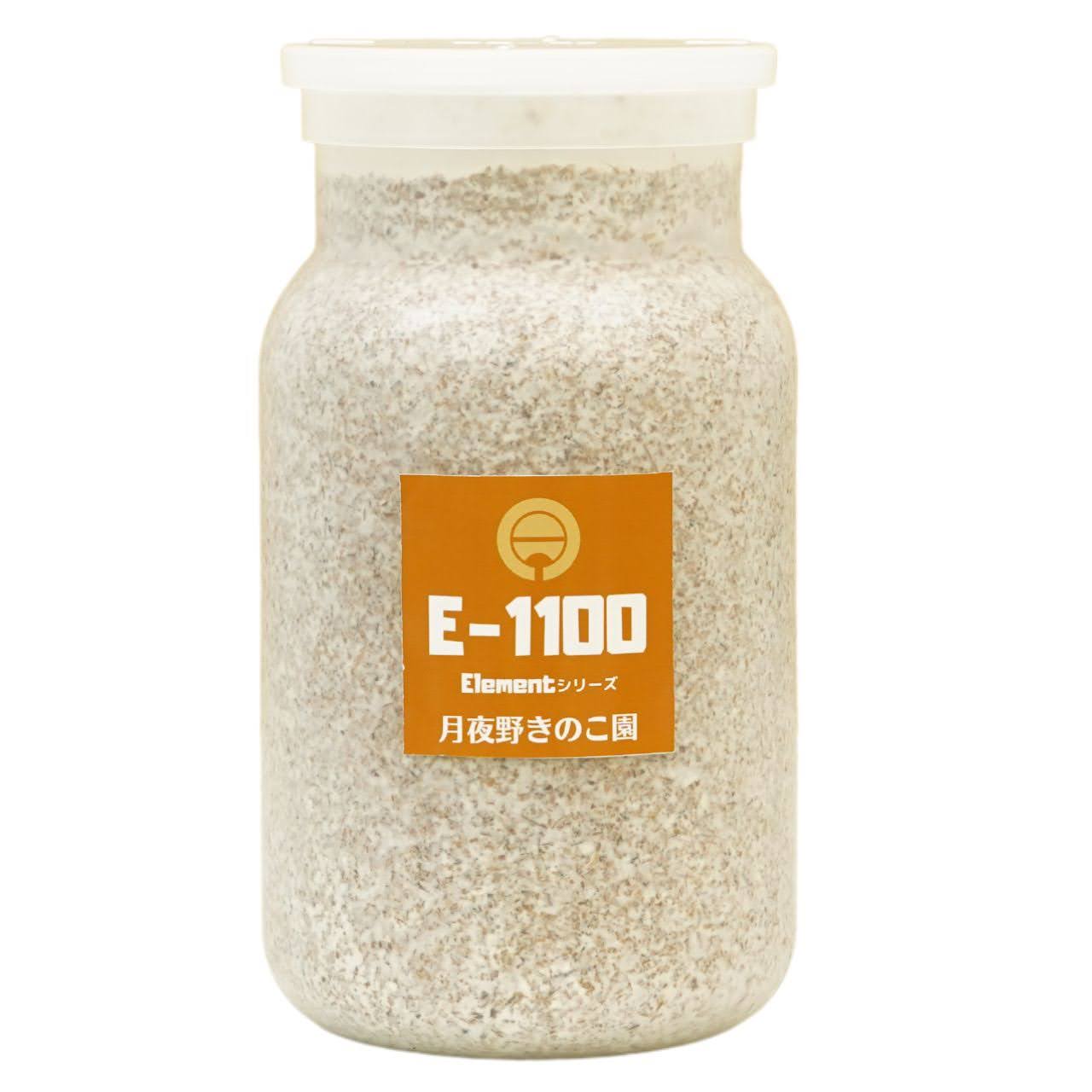 菌糸ビン E-1100 12本セット｜クワガタ幼虫飼育用 ｜月夜野きのこ園