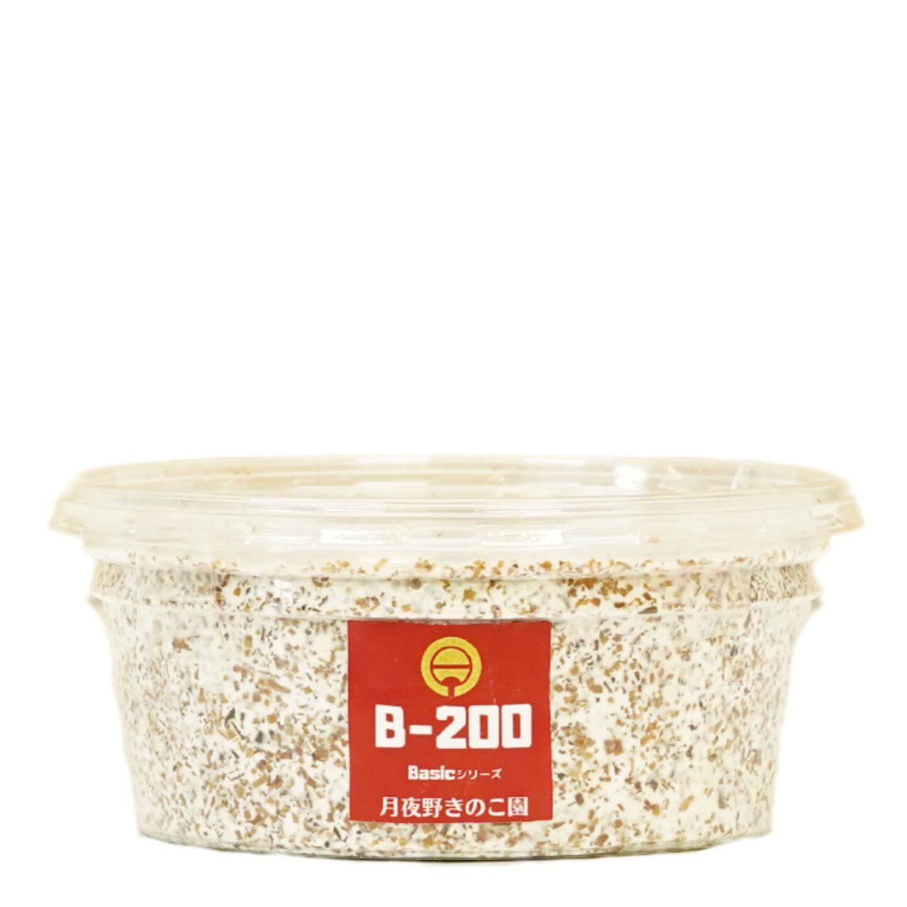 菌糸ビン（カップ） B-200×12個｜クワガタ幼虫飼育用｜月夜野きのこ園