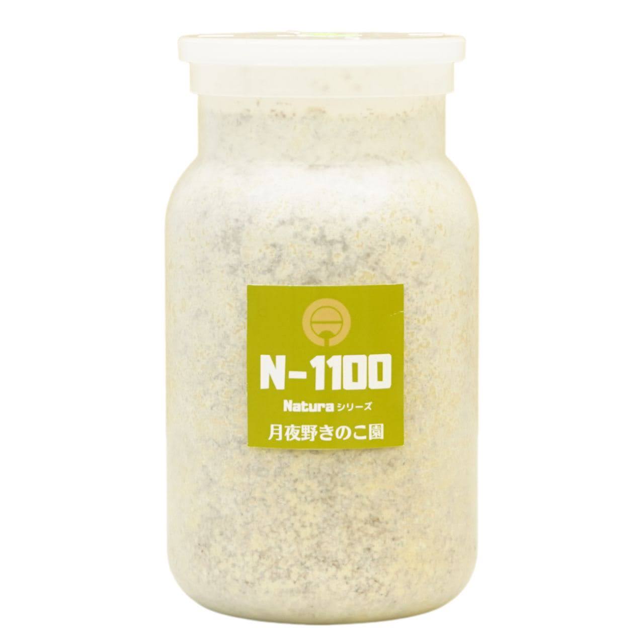 菌糸ビン（カワラ茸）N-1100 12本セット｜クワガタ幼虫飼育用 ｜月夜野きのこ園