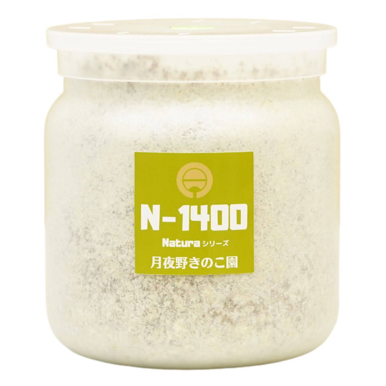 菌糸ビン（カワラ茸）N-1400 ｜クワガタ幼虫飼育用｜月夜野きのこ園