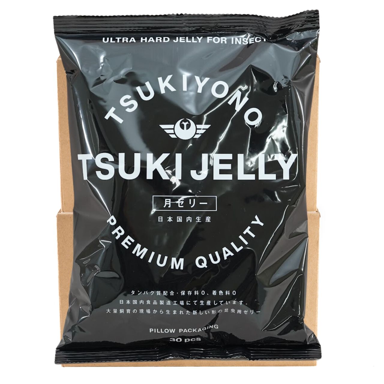 昆虫ゼリー 月ゼリー（18g×30/袋）×24袋｜送料込・割引商品｜クワガタ・カブト成虫用｜月夜野きのこ園