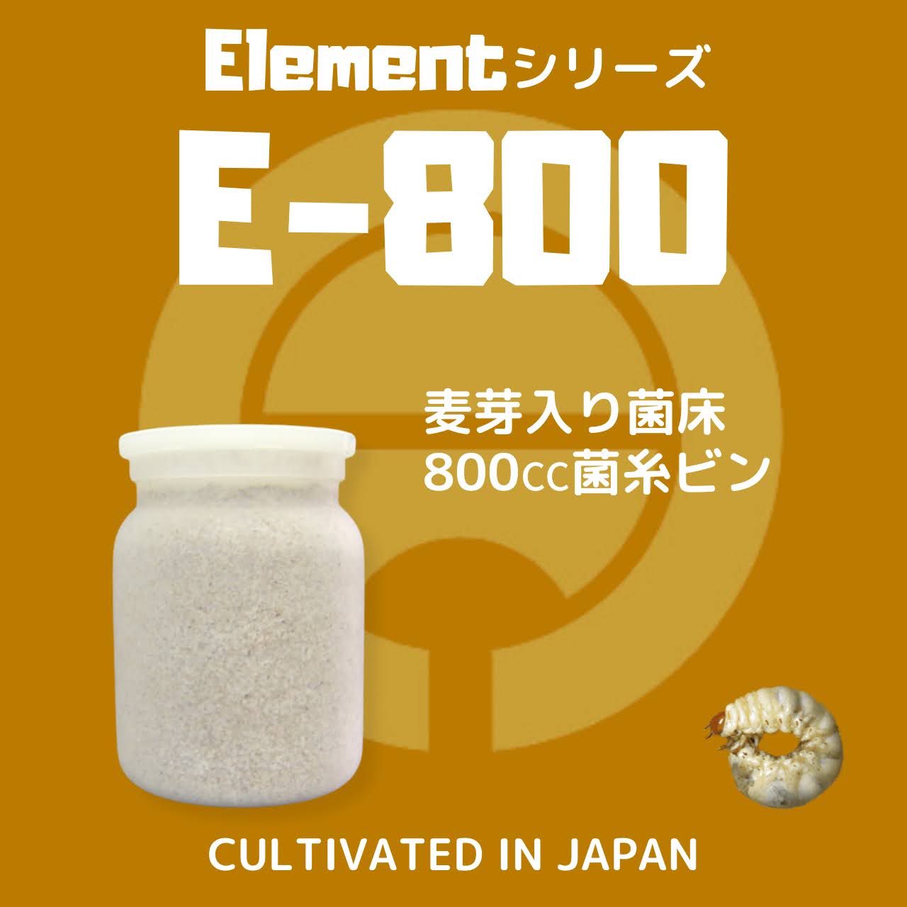 月夜野きのこ園クワガタ菌床販売部 / E-800 バラ(菌糸瓶・菌糸ビン)